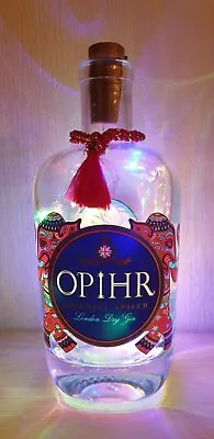 Opihr Oriental Gin Bottle With Multi Colour Led String Lights Battery Operated  • £6.50