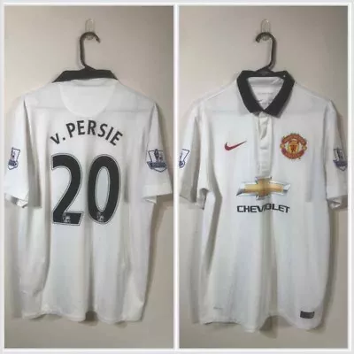 Van Persie #20 Manchester United Large 2014/15 Away Shirt Nike Excellent Conditi • £75