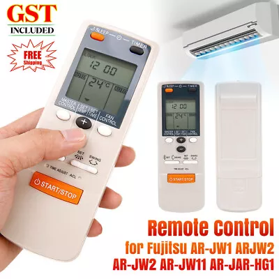 Fujitsu Air Conditioner Remote Control AR-JW1 AR-JW3 AR-JW11 AR-HG1 AR-HG2 ARDB1 • $13.35