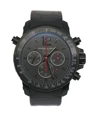 Raymond Weil Nabucco Chronograph Stainless Steel Watch 7850-BSF-05207 • $2500