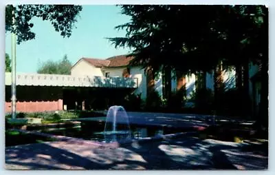 MOUNTAIN VIEW CA California ~  Fountain & CITY HALL C1950s  Postcard • $5.93