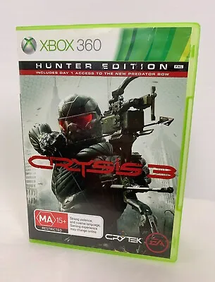 Microsoft Xbox 360 Crysis 3 Hunter Edition Game R4 PAL AUS/NZ • $7.95