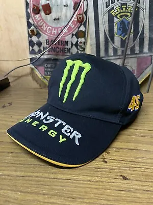 VR/46 Official Racing Apparel Adjustable One Size Cap Monster Energy Embroidery • $100