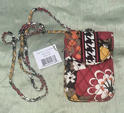 NWT! Vera Bradley Cell Phone Crossbody Bittersweet • $20.50