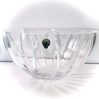 New Waterford Ardan Tonn 10  Large Clear Serving Bowl Bohemian Crystal 40034580 • $104.47