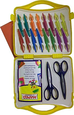 £24.99 • Buy Maped Creative Cutting - 10 Scissor Patterns In A Case - Ideal Children Or Adult