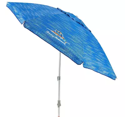 $74.99 • Buy Tommy Bahama Beach Umbrella 7 Ft Sun Shade Garden Outdoor Shelter Sand Tent