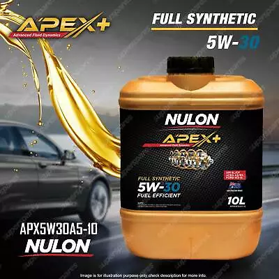 Nulon APEX+ 5W-30 Fuel Efficient Engine Oil 10L APX5W30A5-10 Ref SYNFE5W30-10 • $145.95