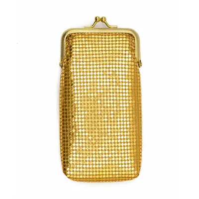 Gold Soft 3mm Metallic Mesh (Full Pack 100s Or 120s) Cigarette Case Purse • $15.99