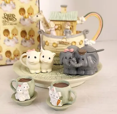 Precious Moments Noah's Ark Mini Tea Set Miniature Figure 270121 Retired 1996 • $17.99