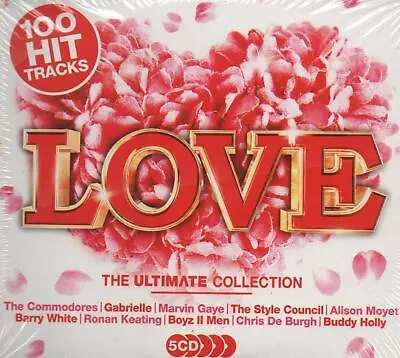 Love - The Ultimate Collection - Marvin Gaye Supremes David Soul - 5 Cds - New!! • £5.95