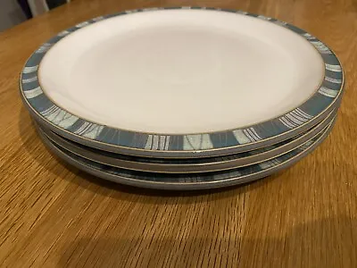 £30 • Buy Denby Azure Blue Dinner Plates, Stoneware