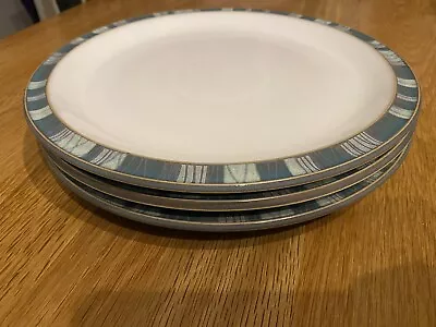 £30 • Buy Denby Azure Blue Dinner Plates, Stoneware