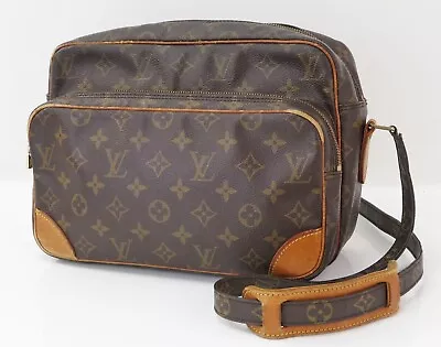 Authentic LOUIS VUITTON Nil Monogram (28) Crossbody Shoulder Bag Purse #56213 • £260.50