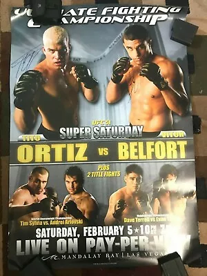 UFC 51 Poster Tito Ortiz Vitor Belfort • $350