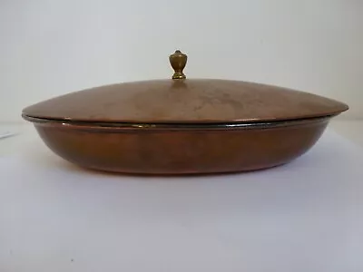W.A.S. Benson Chafing Dish Copper Plated Arts & Crafts Vintage 24cm • $31.57