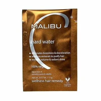 Malibu C Hard Water Wellness Hair Remedy - 0.17oz Eliminate Discoloration • $5