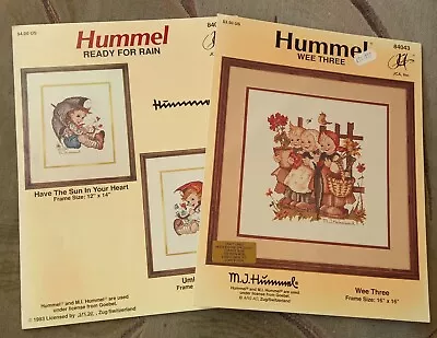 £2.50 • Buy Hummel Cross Stitch Charts  Ready For Rain  &  Wee Three 