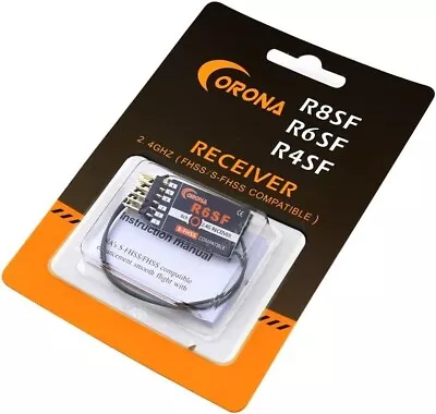 New Corona 6 Channel Receiver R6SF 2.4GHz S-FHSS/FHSS Compatible (B23) FREE SHIP • $17.99