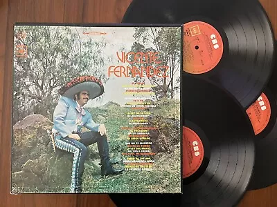 Vicente Fernandez BOX SET [LP VINYL] CBS Mexico 1975 NM+ • $59.99