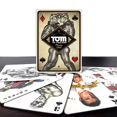 Tom Of Finland Playing Cards Poker Size Pack Of 54 Gay Playing Cards • £15.99