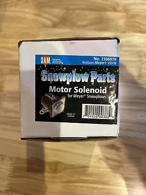 Snow Plow Motor Solenoid Replaces Meyer 15370 SAM Buyers 1306070 NLP BPL3011 • $15