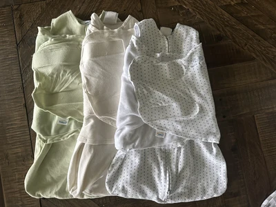 $29.99 • Buy Large Lot Of Baby Swaddles. Halo Swaddle, Love To Dream, Woombie. 10 Pieces