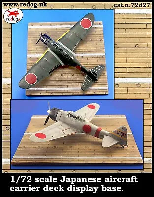 1/72 Japanese Carrier Deck  Display Base For Scale Models / D27 • £10.99