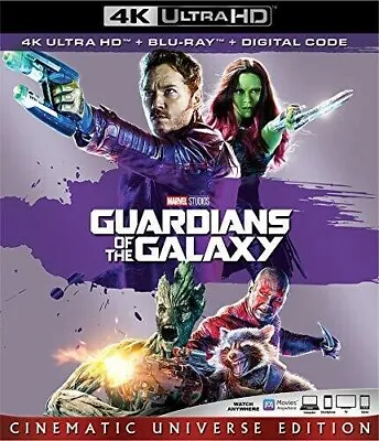 Guardians Of The Galaxy [New 4K UHD Blu-ray] With Blu-Ray 4K Mastering Colle • $26.58