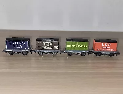 £12 • Buy Peco Container Wagons X4 N Gauge Lyons Tea Gwr Raleigh Cycles Lep London