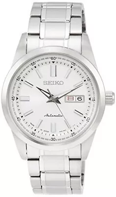 SEIKO Watch SARV001 Mechanical Self-winding Men's Silver Band White Dial Round • $157.99