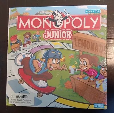 Monopoly Junior Board Game Parker Brothers 2005 Lemonade Stands NEW Sealed • $19.99