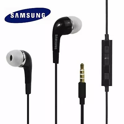 Genuine Samsung Headset Headphone Earphone EHS64 EHS64AVFBE BLACK • £3.45