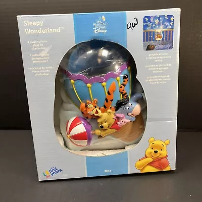 Disney Winnie The Pooh Musical Crib Light Rotating Projector Disney Baby 2285 • $42