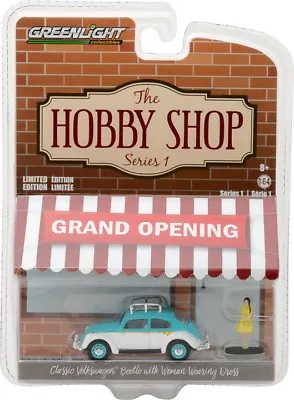 Greenlight 1/64 Classic Volkswagen Beetle With Woman Wearing Dress 97010-f • $4.90