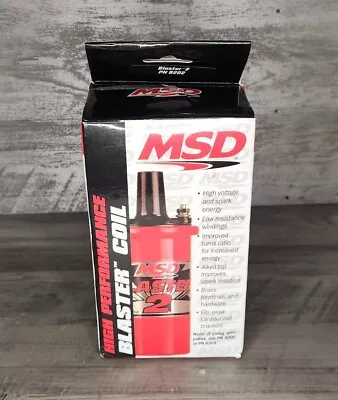 MSD 8202 Ignition Canister Coil Blaster 2 Series High Performance Red. Free Ship • $69.99