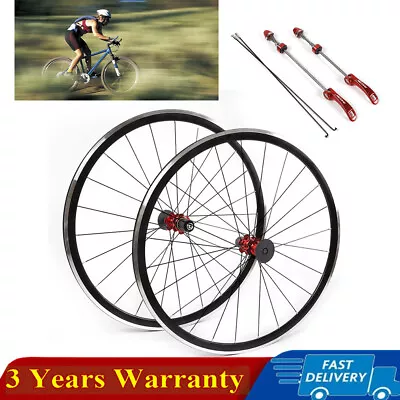 Wheels Road Bicycle Front & Rear Bike Wheelset Set 7-11 Speed C/V Brake 700C USA • $111.15