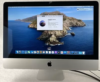 Apple A1418 IMac 21  2012 3.3GHz I3 8GB RAM 500GB HDD Os10.15 90253 CRACK GLASS • $39.99