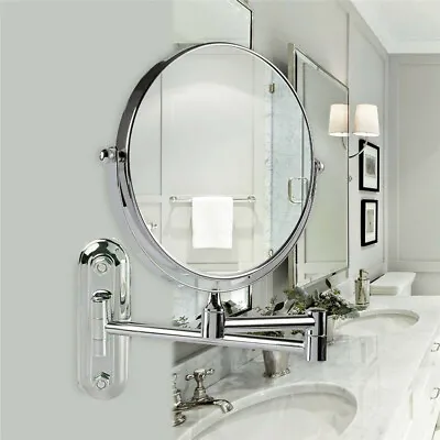 10X Magnifying Wall Mounted Makeup Mirror 8  Double Sided Vanity Bathroom Mirror • $33.91