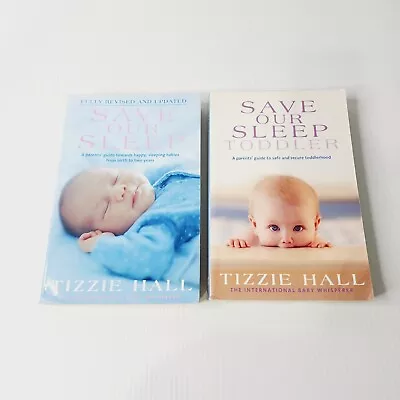 Tizzie Hall Book Bundle Lot Save Our Sleep Babies Toddlers Feeding Revised X2 • $26.99