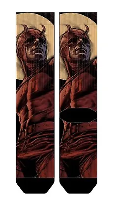 Bioworld Marvel Comics Daredevil Character Adult Sublimated Crew Socks • $8.95