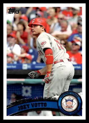 2011 Topps #211 Joey Votto   Cincinnati Reds  MVP • $1.50