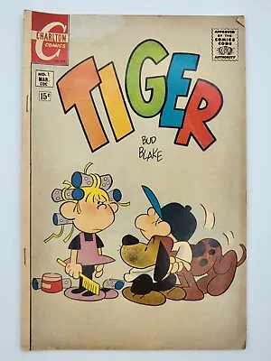 Tiger Comic Vol. 1 No. 1 - Vintage 1970 Charlton Comics • $4