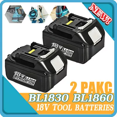 3.0 AH 18V Replace For Makita 18V Lithium Ion Battery / Holder BL1860 BL1830 NEW • $18.42