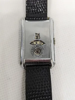 Rare Mido DirectTime Jump Hour Wristwatch. Working With Defects. De Frece Brand. • $800