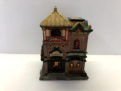 Vintage Decoration Holidays LEMAX Building Christmas Village Firehouse No. 3 • $17.38