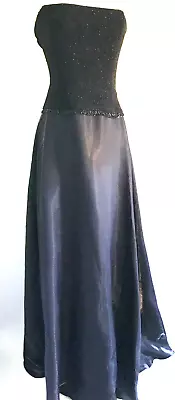 Y2K Genie Gown Party  Prom Black Tie Scott McClintock Dress Long Size 10 S • $99