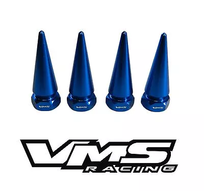 Vms Billet Aluminum Blue B16 B18 Vtec Valve Cover Std Spike Nuts Bolts 8 Pcs • $19.95