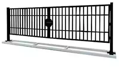 Steelman 20ft Farm Driveway Gate Wrought Iron Style Steel Metal Safety Security • $1799