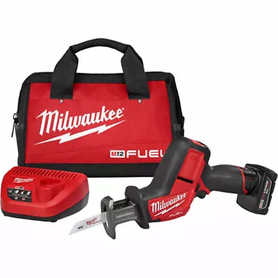 Milwaukee M12 FUEL Brushless Hackzall Reciprocating Saw Kit W 4.0 Ah 2520-21XC • $139